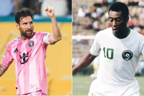 ميسي يحطم تاريخ بيليه في الملاعب الأمريكية